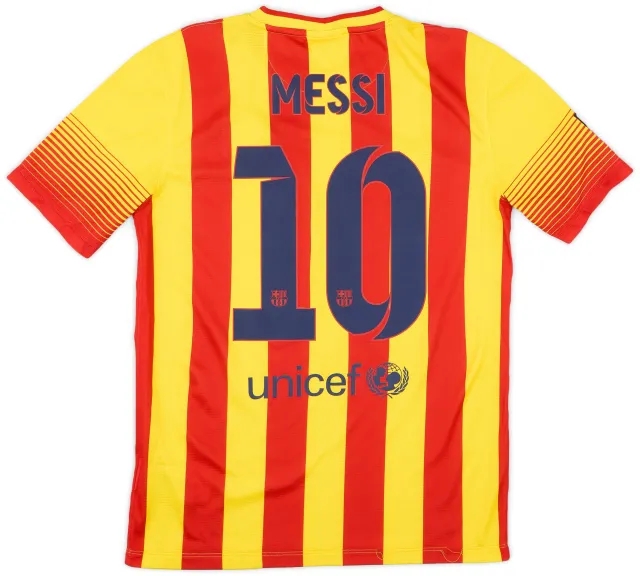 Nike 2013-14 Barcelona Away Shirt Messi #10 - 5/10 - (L)