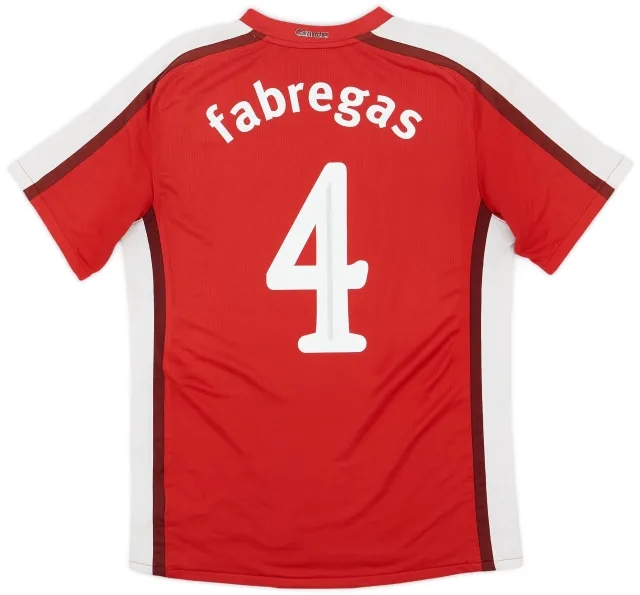 Nike 2008-10 Arsenal Home Shirt Fabregas #4 - 5/10 - (M)