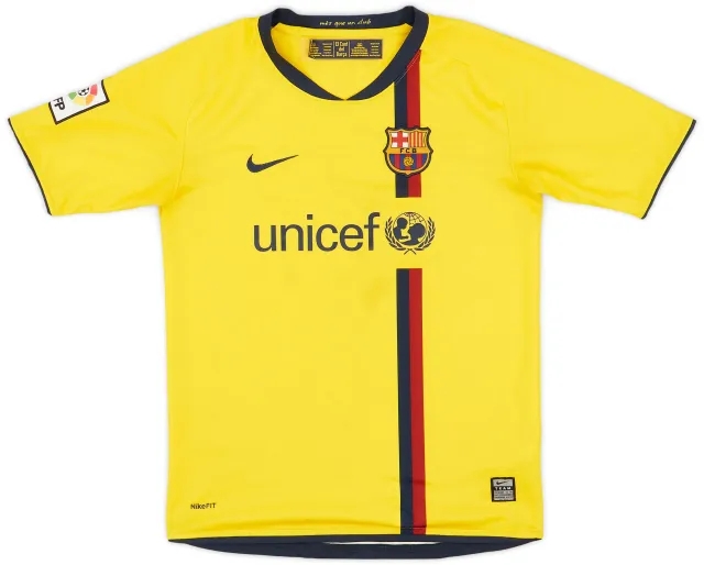 Nike 2008-10 Barcelona Away Shirt - 7/10 - (L.Boys)