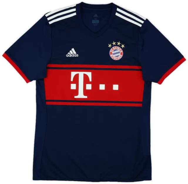 adidas 2017-18 Bayern Munich Away Shirt - 8/10 - (M)