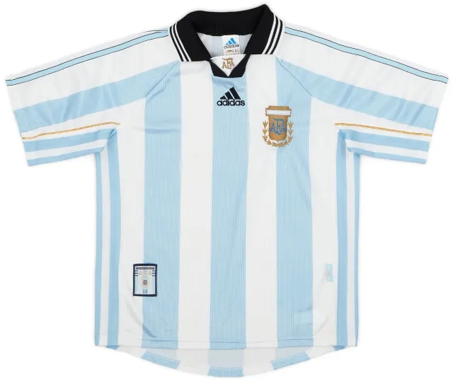 adidas 1998-99 Argentina Home Shirt - 6/10 - (Y)