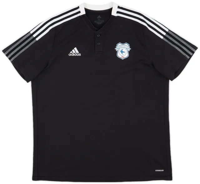 2021-22 Cardiff adidas Polo Shirt - 8/10 - (XL)