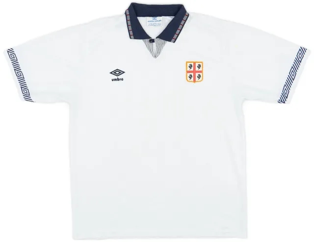 Umbro 1990-92 Cagliari Away Shirt - 8/10 - (L)