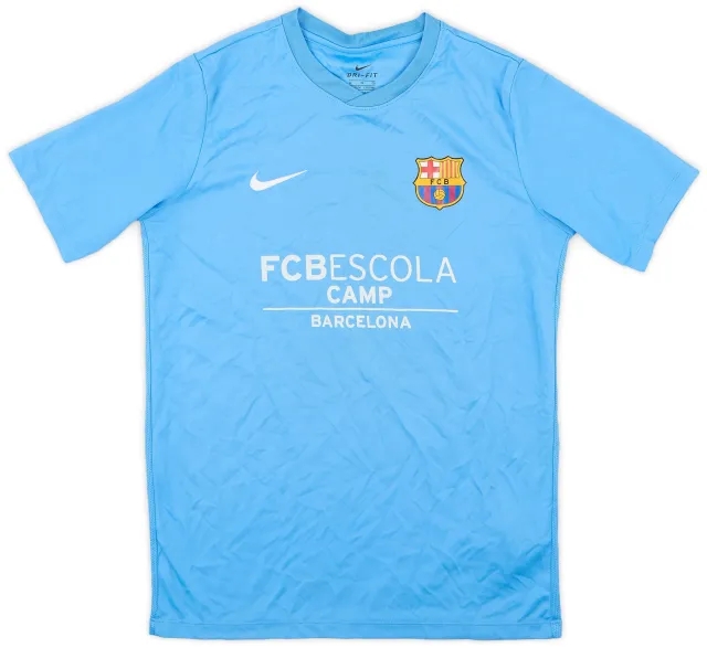 Nike 2017-18 Barcelona 'FCBEscola Camp' Training Shirt - 8/10 - (XL.Boys)
