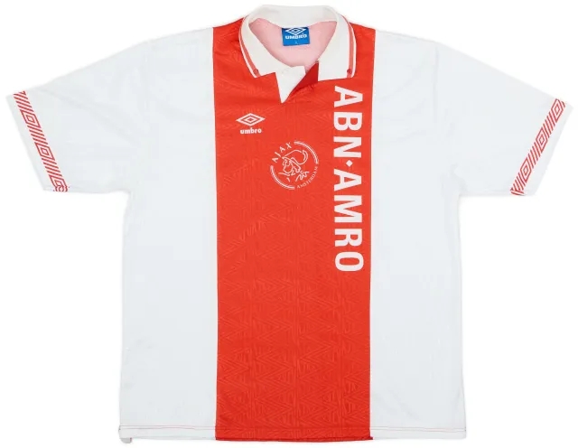 Umbro 1991-93 Ajax Home Shirt - 6/10 - (XL)