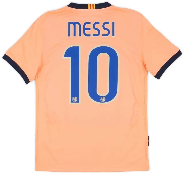 Nike 2009-10 Barcelona Away Shirt Messi #10 - 8/10 - (S)