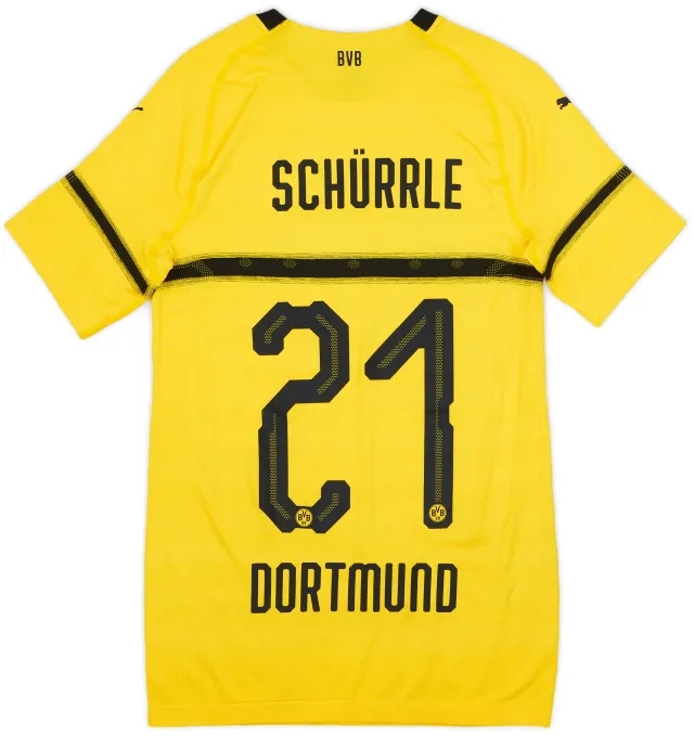 Puma 2018-19 Borussia Dortmund Player Issue European Home Shirt Schurrle #21 - 10/10 - (XL)