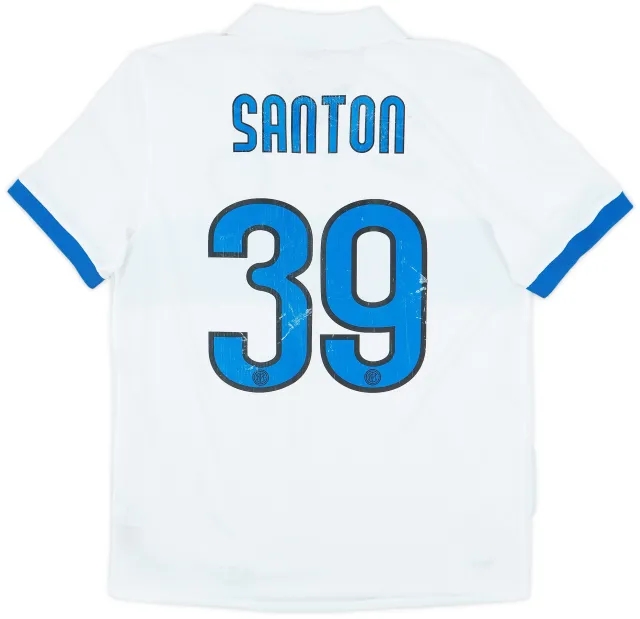 Nike 2009-10 Inter Milan Away Shirt Santon #39 - 5/10 - (L)