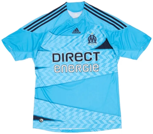 adidas 2009-10 Olympique Marseille Away Shirt - 7/10 - (L)
