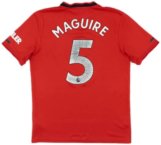 adidas 2019-20 Manchester United Home Shirt Maguire #15 - 5/10 - (M)