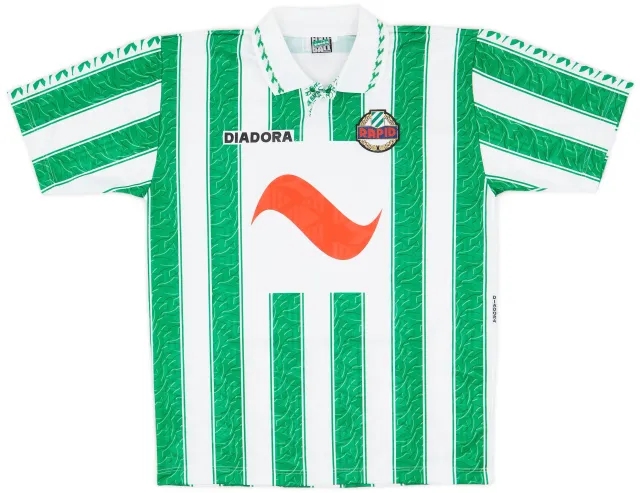 Diadora 1996-98 Rapid Vienna Home Shirt - 9/10 - (XL)