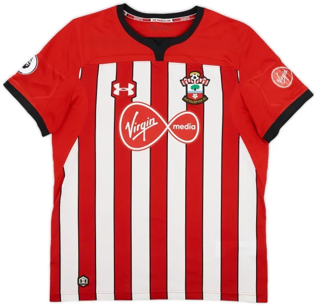Under Armour 2018-19 Southampton Home Shirt - 9/10 - (XL)
