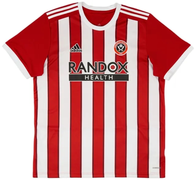 adidas 2021-22 Sheffield United Home Shirt - 9/10 - (XL)