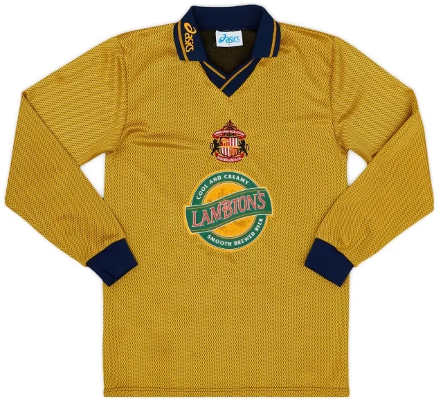 Asics 1997-99 Sunderland Away L/S Shirt - 9/10 - (S)