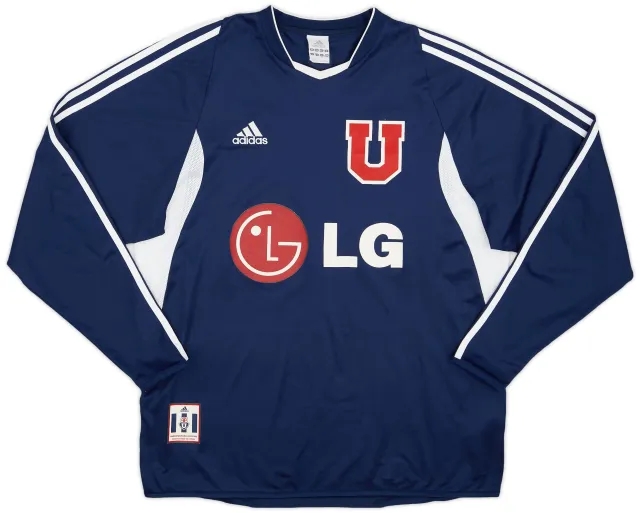 adidas 2003 Universidad de Chile Home L/S Shirt - 8/10 - (L)
