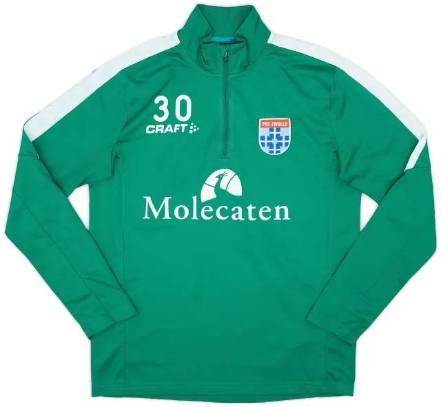 Jacket/Coat 2019-20 Zwolle Craft Player Issue 1/4 Zip Drill Top #30 - 8/10 - (S)