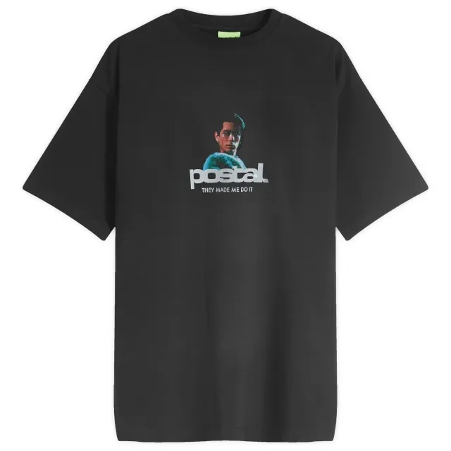 POSTAL Men's The Mad Me T-Shirt Black