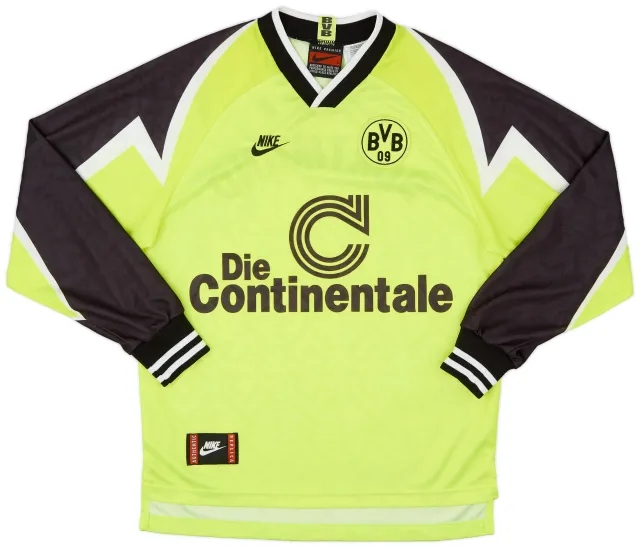 Nike 1995-96 Borussia Dortmund Home L/S Shirt - 9/10 - (S)