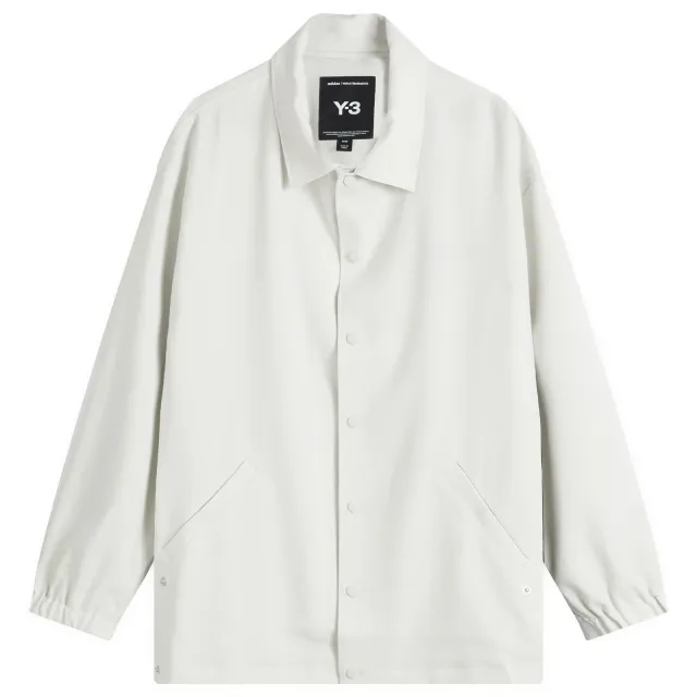Y-3 Men's Sport Uniform Coach Jacket Orb Grey