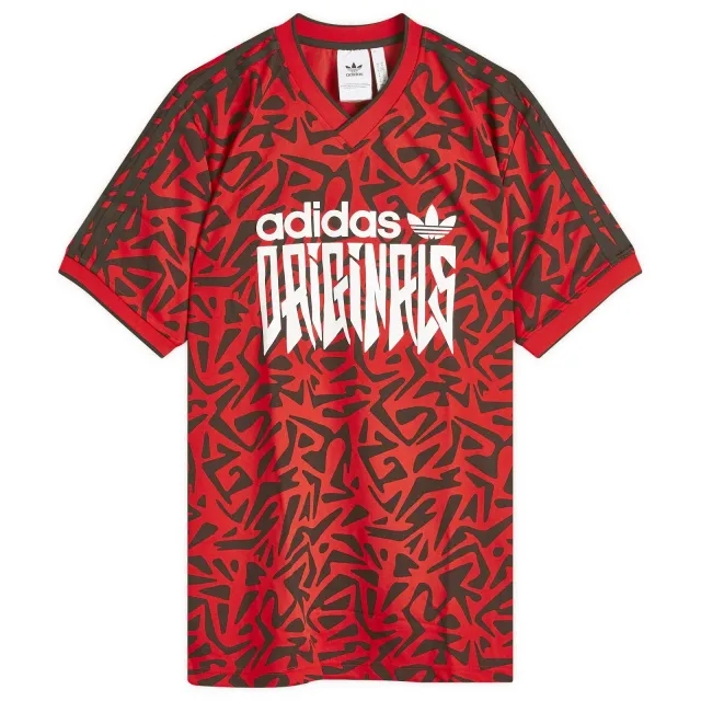 Adidas Men's Aop Jersey Better Scarlet