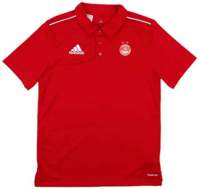 2020-21 Aberdeen adidas Polo Shirt - 9/10 - (L.Boys)