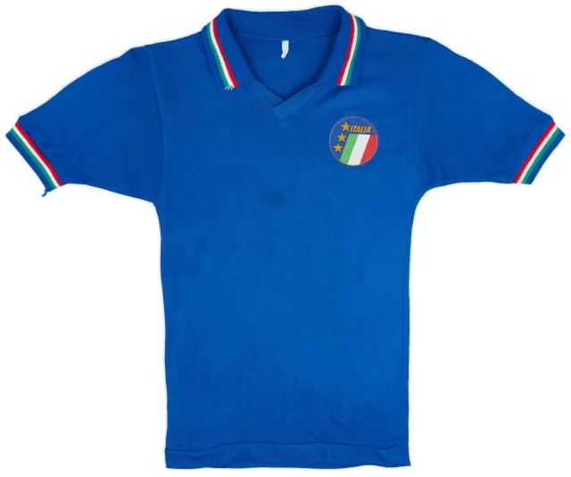 Diadora 1986-88 Italy Home Shirt - 8/10 - (L.Boys)