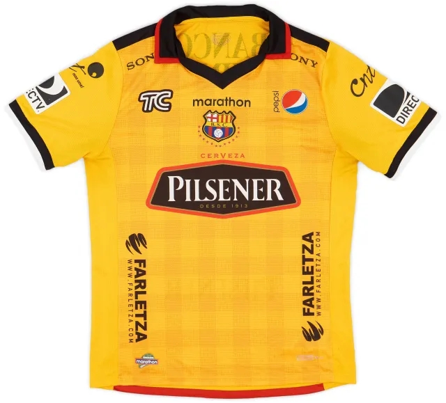 Joma 2015 Barcelona SC Home Shirt - 8/10 - (L)