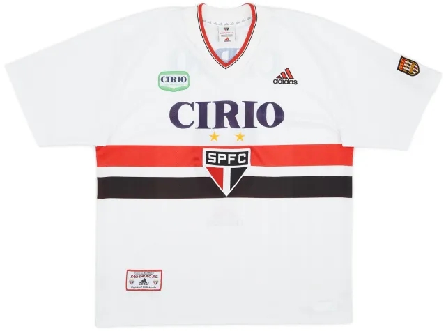adidas 1998 Sao Paulo Home Shirt #9 - 9/10 - (L)
