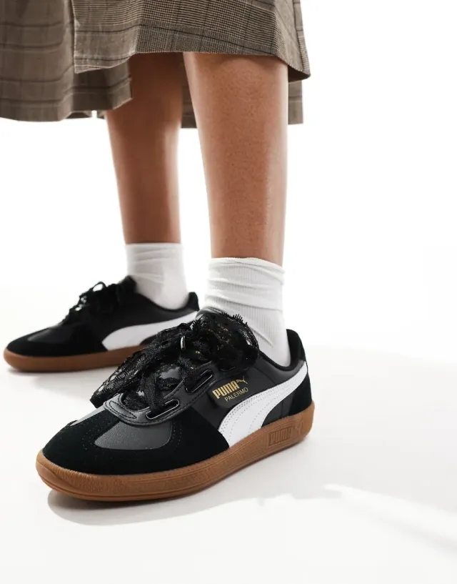 Sneakers Puma Palermo Wide Lace Sd Puma Black-Puma White Eur 42