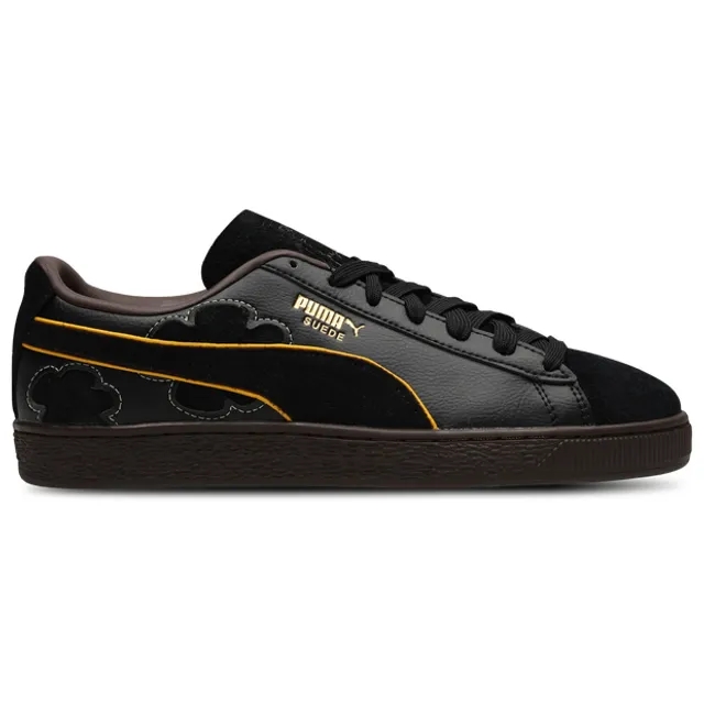 PUMA x One Piece Suede Blackbeard Teech Sneakers Unisex, Black/Dark Chocolate