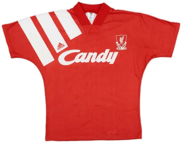 adidas 1991-92 Liverpool Home Shirt - 7/10 - (M)
