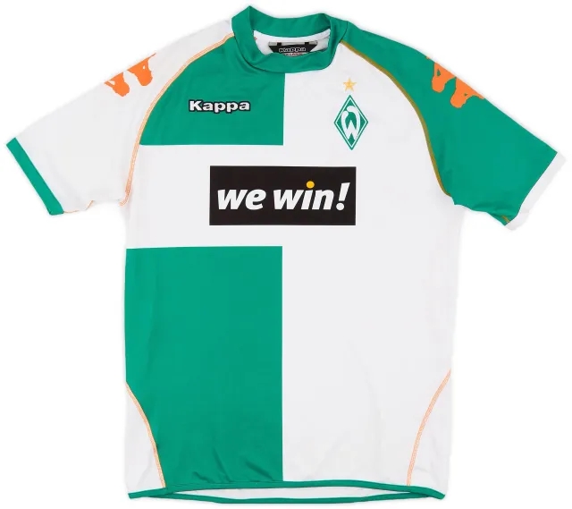 Kappa Werder Bremen Mens SS Home European Shirt 2006/07