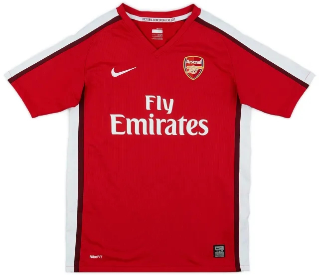 Nike 2008-10 Arsenal Home Shirt - 9/10 - (L.Boys)