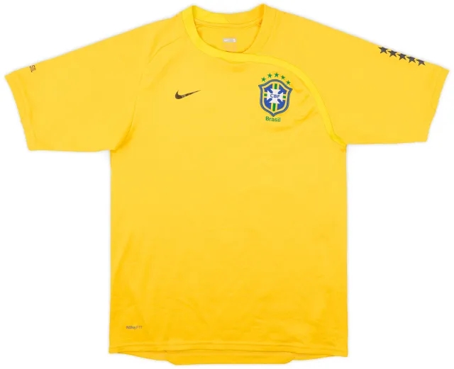 2008-09 Brazil Nike Training Shirt - 9/10 - (S)