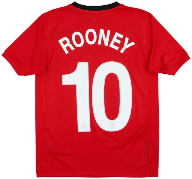 Nike 2009-10 Manchester United Home Shirt Rooney #10 - 6/10 - (L)