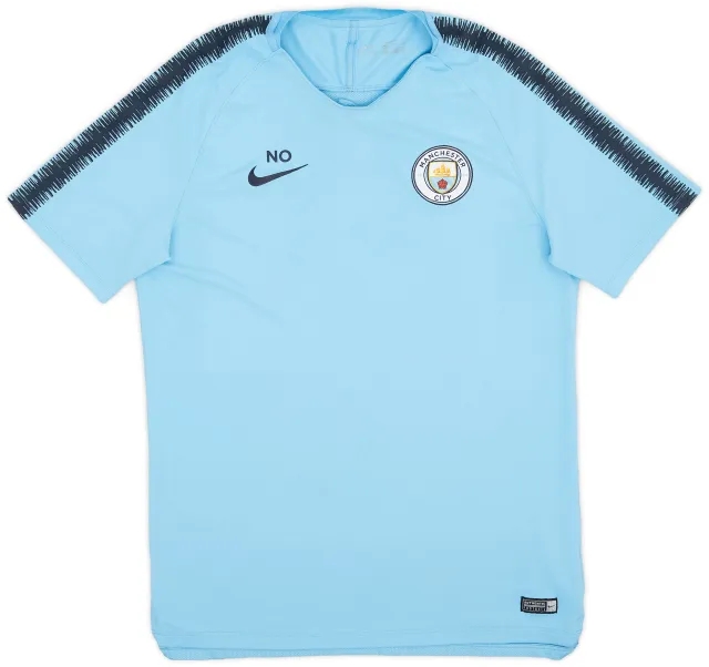 2018-19 Manchester City Staff Issue Nike Training Shirt #NO - 8/10 - (XL)