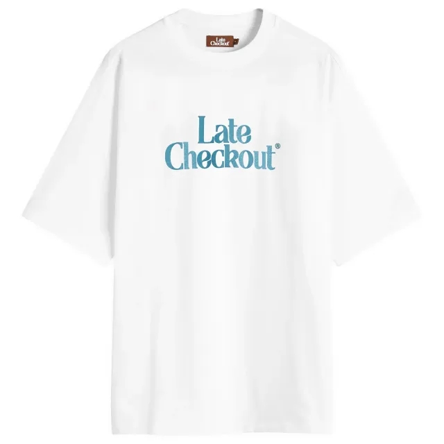 Late Checkout Men's LC Logo T-Shirt White