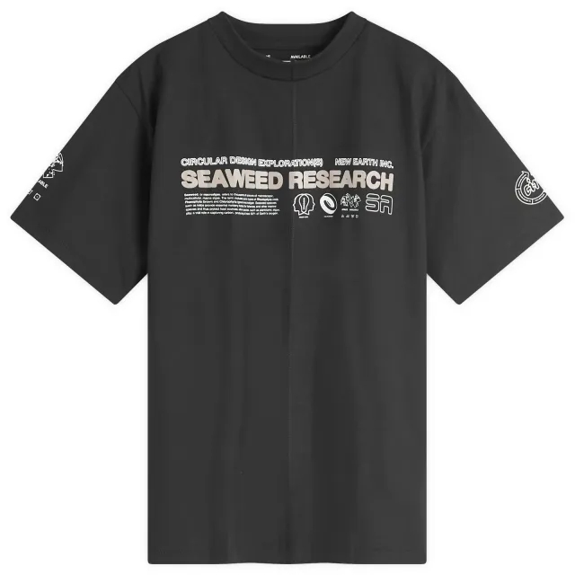 Space Available Men's Seaweed Research T-Shirt Black