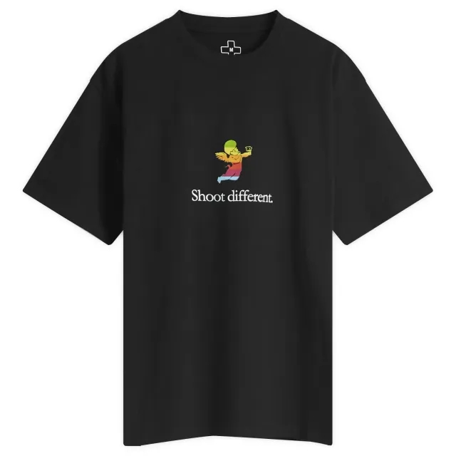 PLACES+FACES Men's Shoot Different T-Shirt Black
