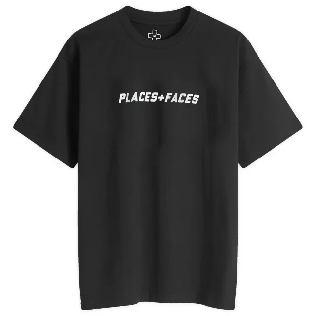 PLACES+FACES Men's Signature Logo T-Shirt Black