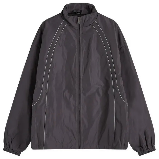 Daily Paper Men's Taye Logo Track Jacket Obsidian Black