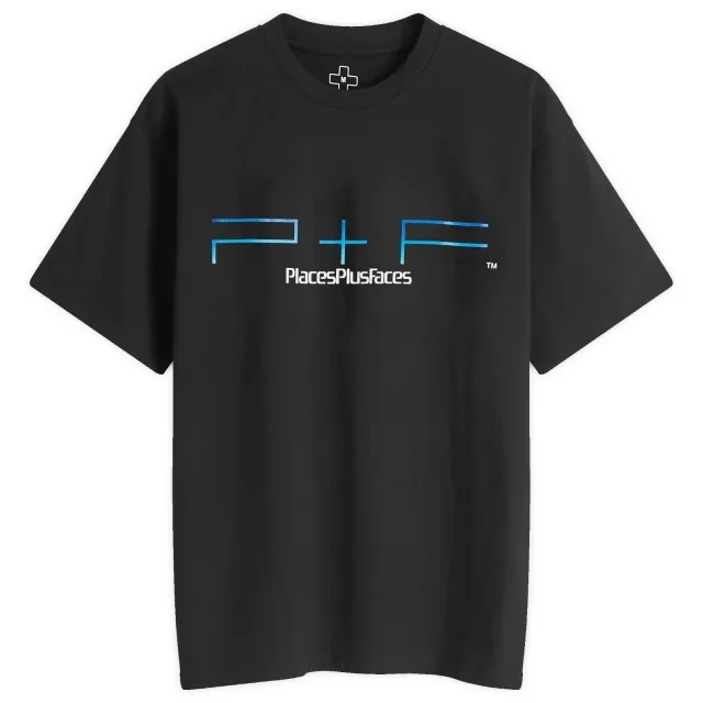 PLACES+FACES Men's Places-Station 2 T-Shirt Black