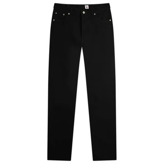 Edwin Men's Slim Tapered Jean Black Unwashed