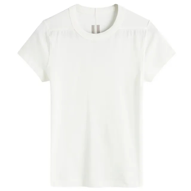 Rick Owens Women's Cropped Level T-Shirt Milk