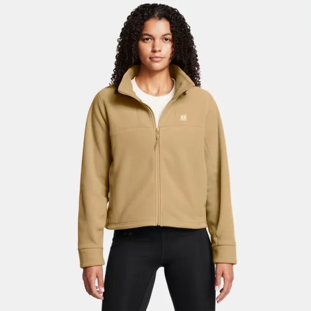 Women's  Under Armour  Expanse Fleece Full-Zip Camel / Camel XL