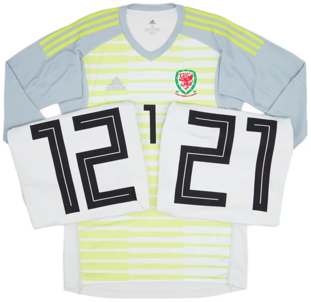 adidas 2018-19 Wales Player Issue GK Shirt # - 9/10 - (S)