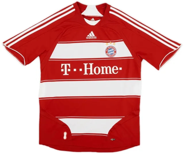adidas 2007-08 Bayern Munich Home Shirt - 7/10 - (M)