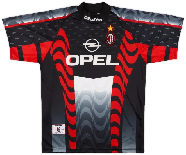Lotto 1997-98 AC Milan GK S/S Shirt - 8/10 - (XL)