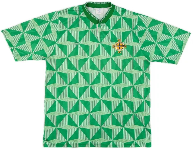 Umbro 1990-92 Northern Ireland Home Shirt - 4/10 - (L)