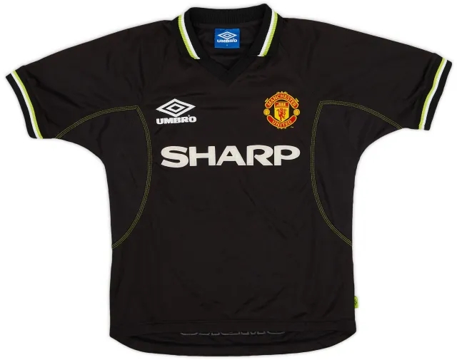 Umbro 1998-99 Manchester United Third Shirt - 8/10 - (Y)